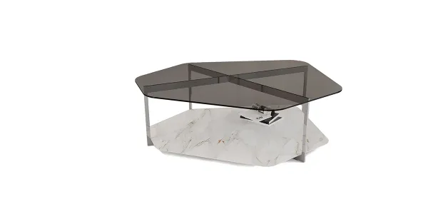 Table basse dessous effet grès GM