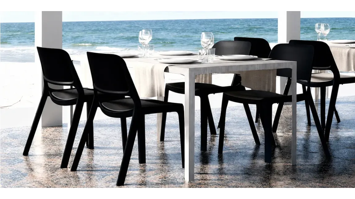 Chaise visiteur Poly empilable en Tunisie - INTERIEURS