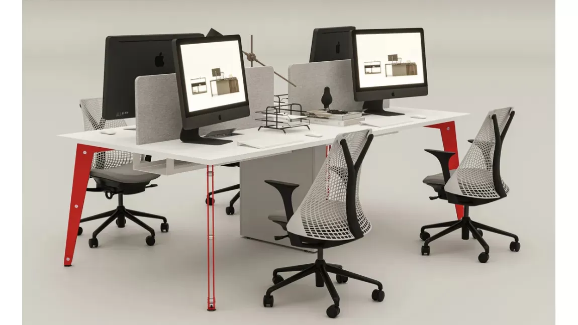 Bureau Bench pour Open Space : Mobilier de bureau Tunisie